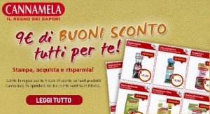 buoni sconto cannamela